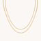 Illusion Double Chain Necklace in Gold-Astrid &amp; Miyu
