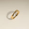 Crossover Illusion Band Ring in Gold-Astrid &amp; Miyu