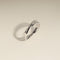Crossover Illusion Band Ring in Silver-Astrid &amp; Miyu