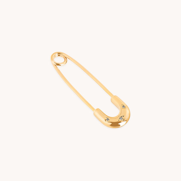 Charm Pin Brooch in Gold-Astrid &amp; Miyu