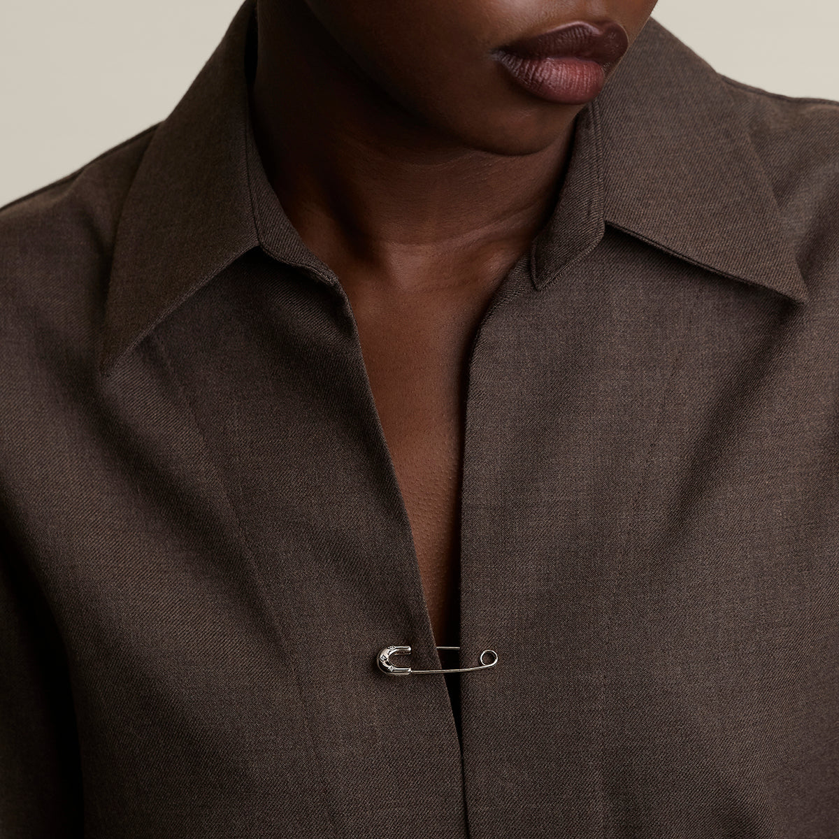 Charm Pin Brooch in Silver-Astrid &amp; Miyu