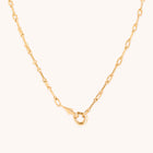 Hardware Chain Necklace in Gold-Astrid &amp; Miyu