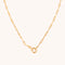 Hardware Chain Necklace in Gold-Astrid &amp; Miyu