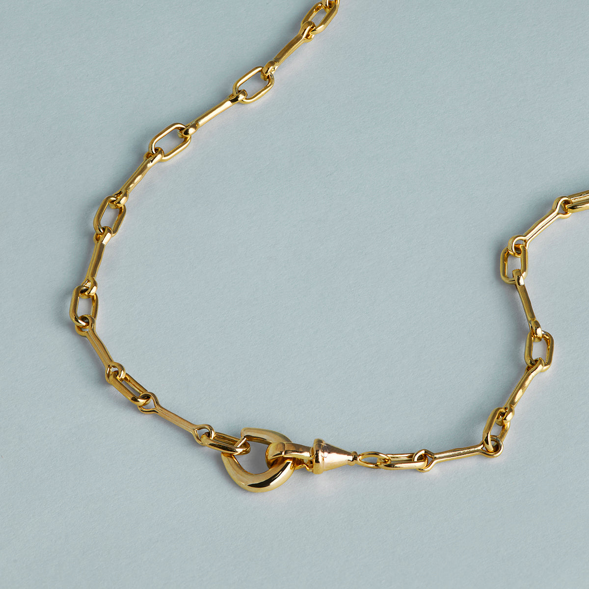 Hardware Chain Necklace in Gold-Astrid &amp; Miyu