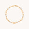 Pavé Chain Link Bracelet in Gold-Astrid &amp; Miyu