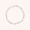 Pavé Chain Link Bracelet in Silver-Astrid &amp; Miyu