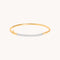 Pavé Knot Bangle in Gold-Astrid &amp; Miyu