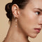 Pavé Essential Small Hoops in Gold-Astrid &amp; Miyu