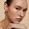 Pavé Essential Small Hoops in Gold-Astrid &amp; Miyu