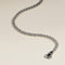 Lab Diamond Tennis Chain Bracelet in Solid White Gold-Astrid &amp; Miyu