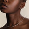 Pearl Necklace in Solid White Gold-Astrid &amp; Miyu