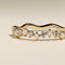 Diamond & Pearl Scalloped Ring in Solid Gold-Astrid &amp; Miyu