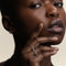 Diamond & Pearl Scalloped Ring in Solid White Gold-Astrid &amp; Miyu