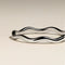 Scalloped Band Ring in Solid White Gold-Astrid &amp; Miyu