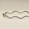 Scalloped Tennis Chain Bracelet in Silver-Astrid &amp; Miyu
