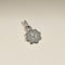 Scalloped Coin Clip Charm in Silver-Astrid &amp; Miyu