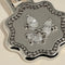 Scalloped Coin Clip Charm in Silver-Astrid &amp; Miyu
