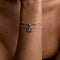 Scalloped Coin Clip Charm in Silver-Astrid &amp; Miyu