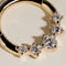 Diamond Daith Hoop in Solid Gold-Astrid &amp; Miyu