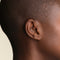 Diamond Daith Hoop in Solid Gold-Astrid &amp; Miyu
