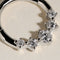 Diamond Daith Hoop in Solid White Gold-Astrid &amp; Miyu