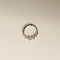 Diamond Daith Hoop in Solid White Gold-Astrid &amp; Miyu