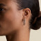 Scalloped Large Hoops in Silver-Astrid &amp; Miyu