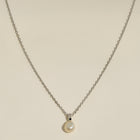 Pearl Pendant Necklace in Silver-Astrid &amp; Miyu
