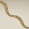 Scalloped Tennis Chain Necklace in Gold-Astrid &amp; Miyu