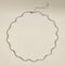 Scalloped Tennis Chain Necklace in Silver-Astrid &amp; Miyu