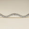 Scalloped Tennis Chain Necklace in Silver-Astrid &amp; Miyu