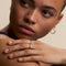 Scalloped Crystal Band Ring in Gold-Astrid &amp; Miyu