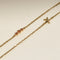Starfish Double Chain Bracelet in Gold-Astrid &amp; Miyu