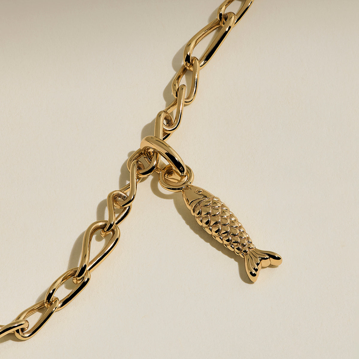 Fish Clip Charm in Gold-Astrid &amp; Miyu