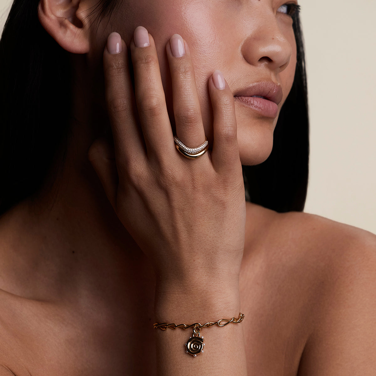 Solstice Clip Charm in Gold-Astrid &amp; Miyu