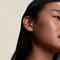 Ripple Wave Ear Cuff in Gold-Astrid &amp; Miyu