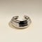 Ripple Wave Ear Cuff in Silver-Astrid &amp; Miyu