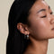 Ripple Wave Ear Cuff in Silver-Astrid &amp; Miyu