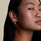 Ripple Wave Hoops in Gold-Astrid &amp; Miyu
