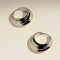 Ripple Wave Hoops in Silver-Astrid &amp; Miyu