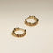 Sunset Pear Hoops in Gold-Astrid &amp; Miyu