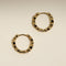 Sunset Pear Hoops in Gold-Astrid &amp; Miyu