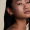 Sunset Pear Hoops in Gold-Astrid &amp; Miyu