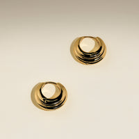 Ripple Wave Huggies in Gold-Astrid &amp; Miyu