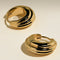 Ripple Wave Huggies in Gold-Astrid &amp; Miyu