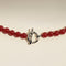 Sunset Red Beaded Necklace in Silver-Astrid &amp; Miyu