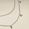 Starfish Double Chain Necklace in Silver-Astrid &amp; Miyu