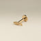 Fish Piercing Stud in Solid Gold-Astrid &amp; Miyu