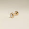 Moonstone Beaded Piercing Stud in Solid Gold-Astrid &amp; Miyu