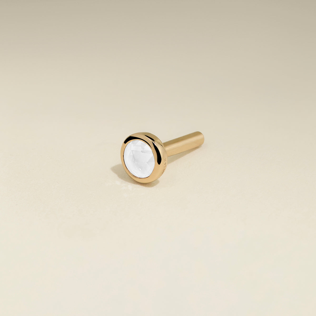 Diamond Stackback™ Post in Solid Gold-Astrid &amp; Miyu